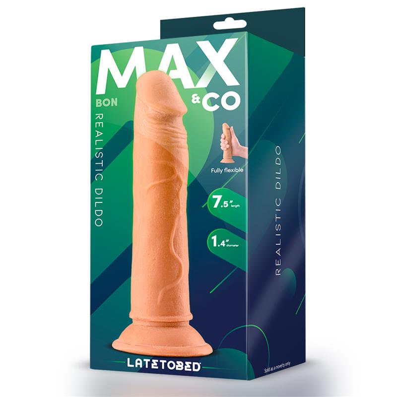 Dildo Realista Con Ventosa 7.5 Bon   Natural