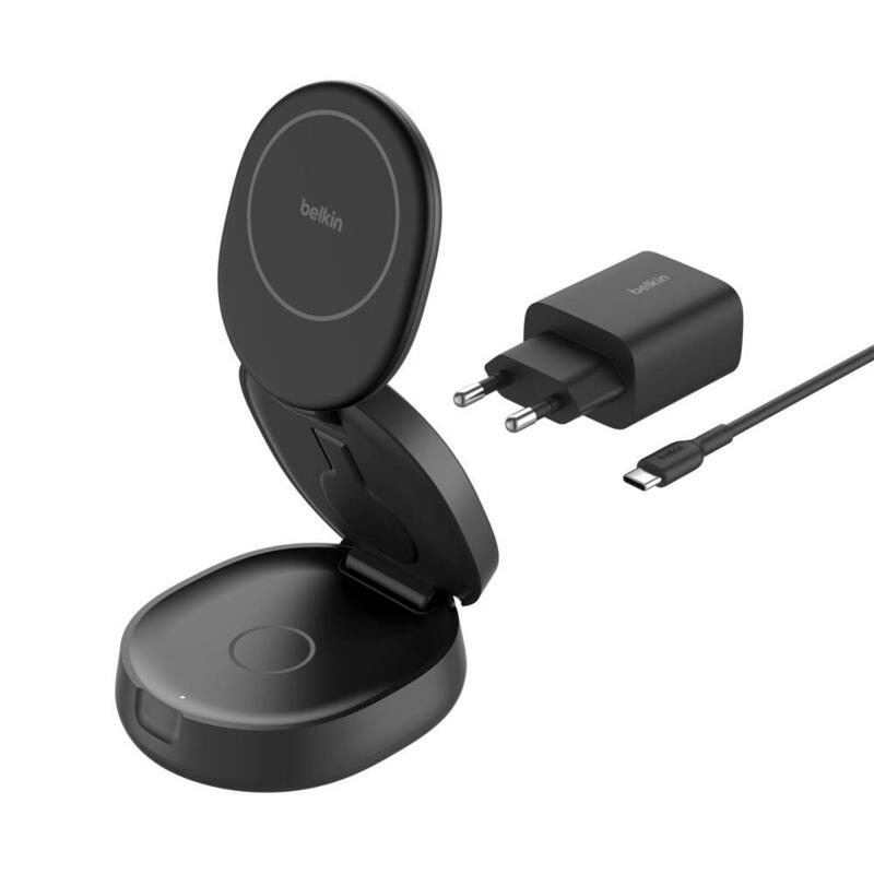 Boostcharge Qi2 15w Z-Fold 3in1 Bck