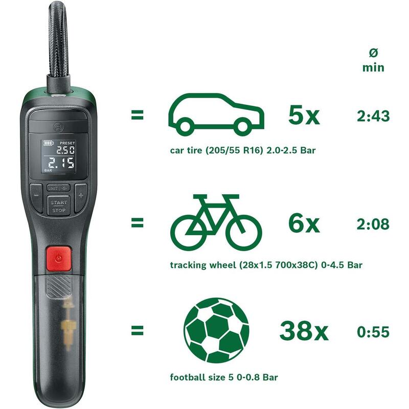 Bosch Bomba De Aire Easypump 3,6 Voltios 0603947000