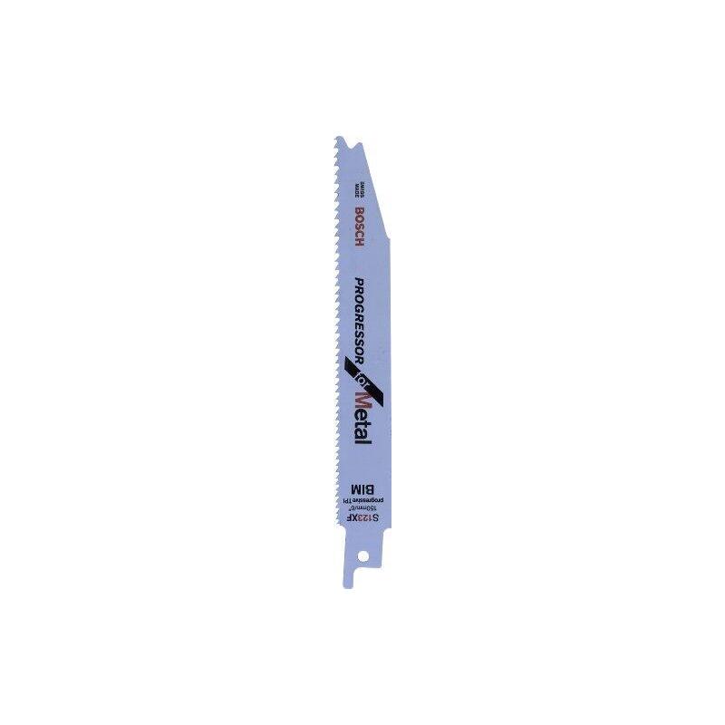 Bosch Hoja De Sierra De Sable S 123 Xf Progressor For Metal, 100 Piezas 2608654416