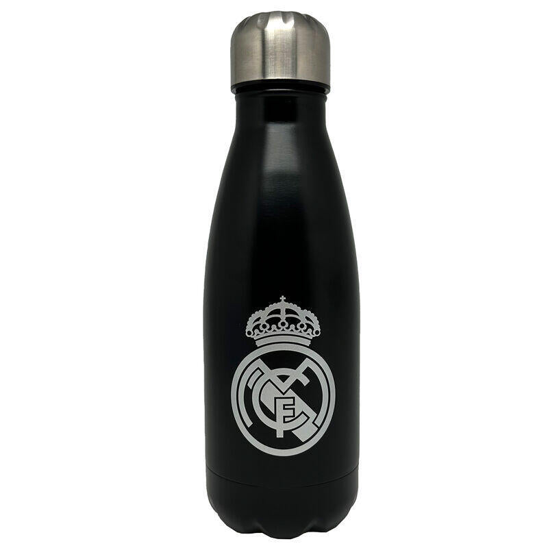 Botella Acero Inoxidable Real Madrid 550ml Negro
