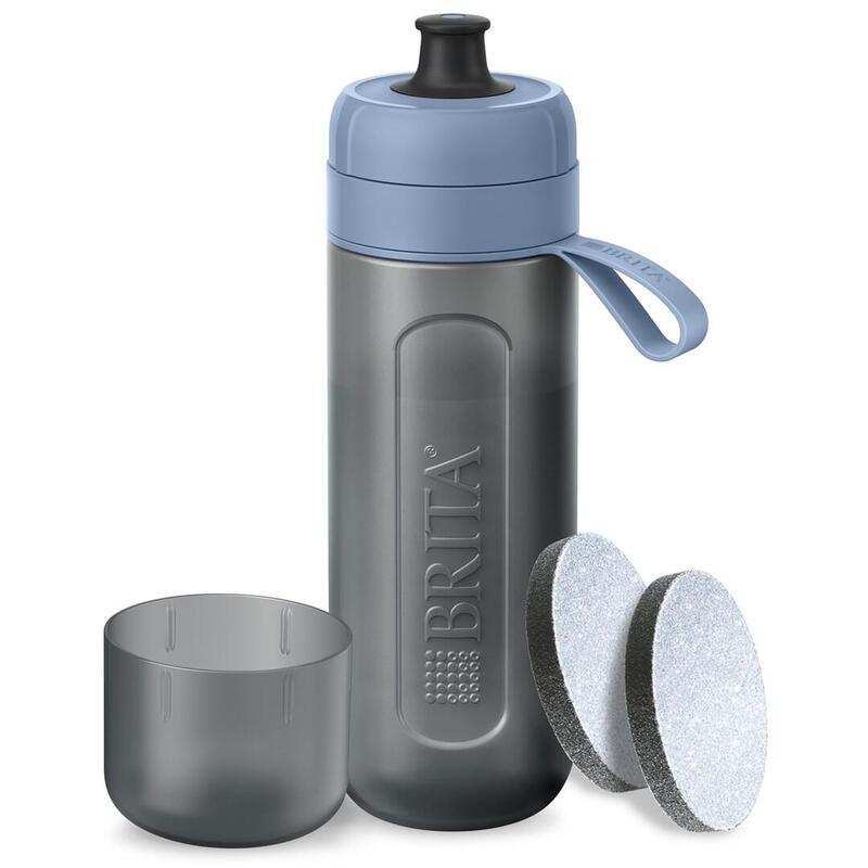 Botella Con Filtro De 2 Discos Brita Active Azul
