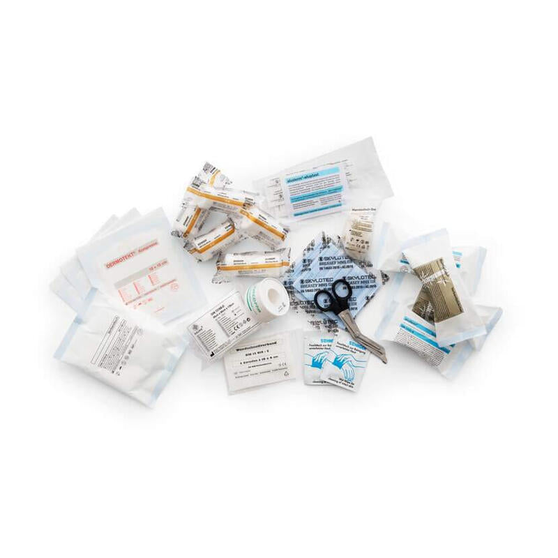 Botiquín De Primeros Auxilios Durable Botiquín De Primeros Auxilios M Din13164 Plateado