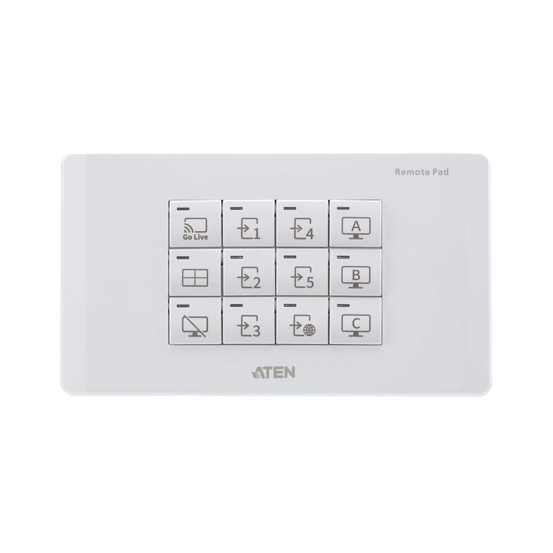 Botonera/Teclado De Red De 12 Teclas (Ue, 2 Vias) De Aten