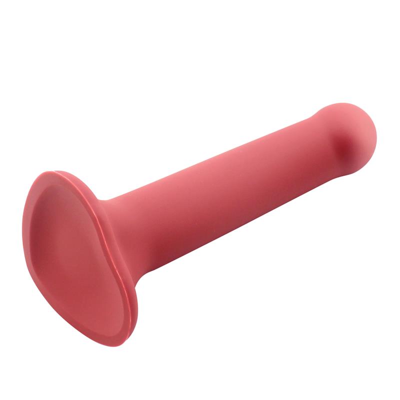 Dildo Bouncyerojugdil  Silicona Líquida Hiper Flexible 7.5 - 19 Cm Talla L Burgundy