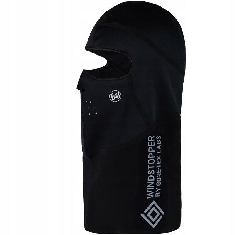 Braga Buff Windproof Balaclava Solid, Negro