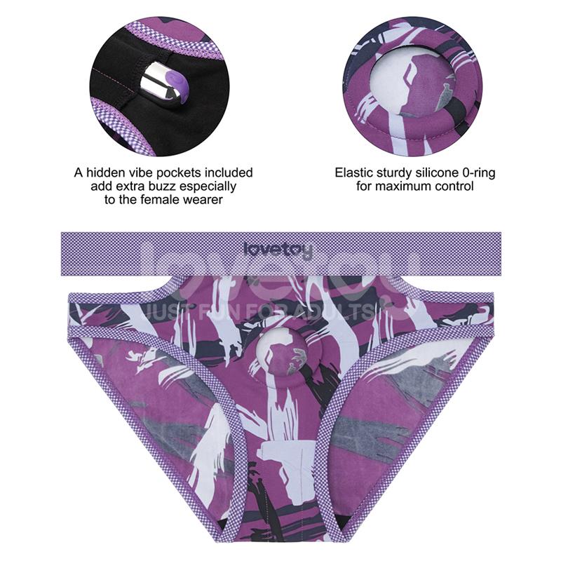 Braguitas-Arnés Violeta Talla (Interno):Xl-Xxl