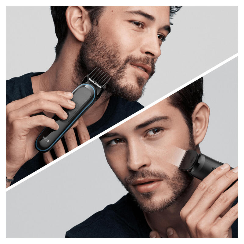 Braun All-In-One Mgk5345 Afeitadora Para La Barba Negro, Azul