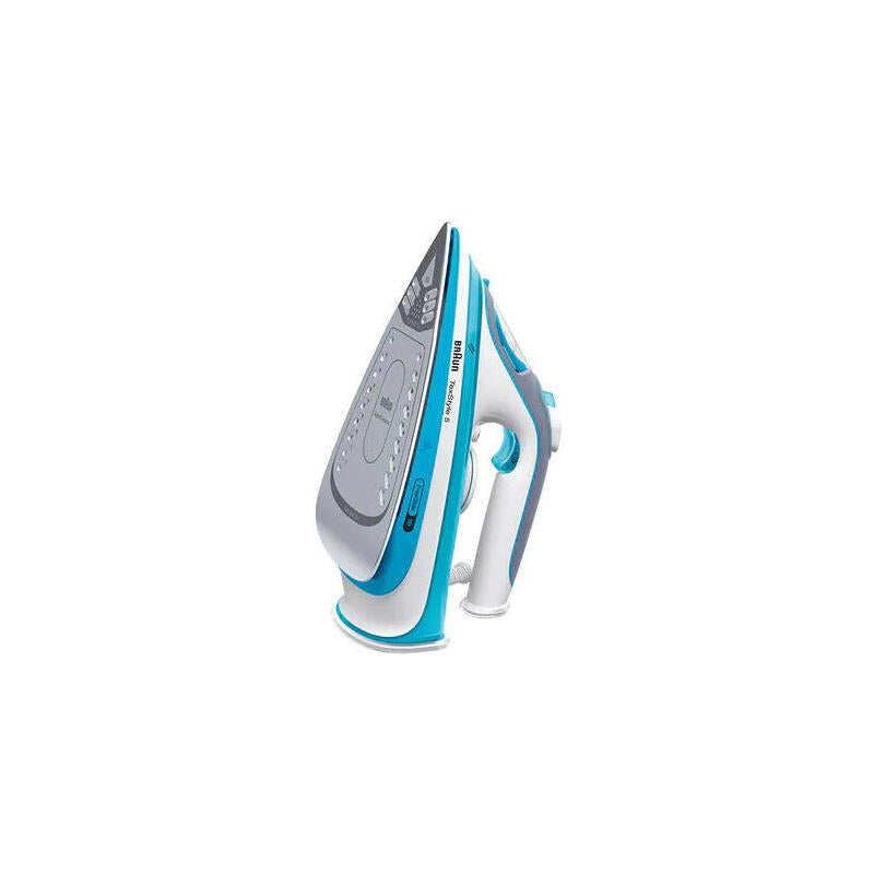 Braun Texstyle 5 Si 5006 Bl Plancha Vapor-Seco Suela De Cerámica 2600 W Azul, Gris, Blanco  0127406000