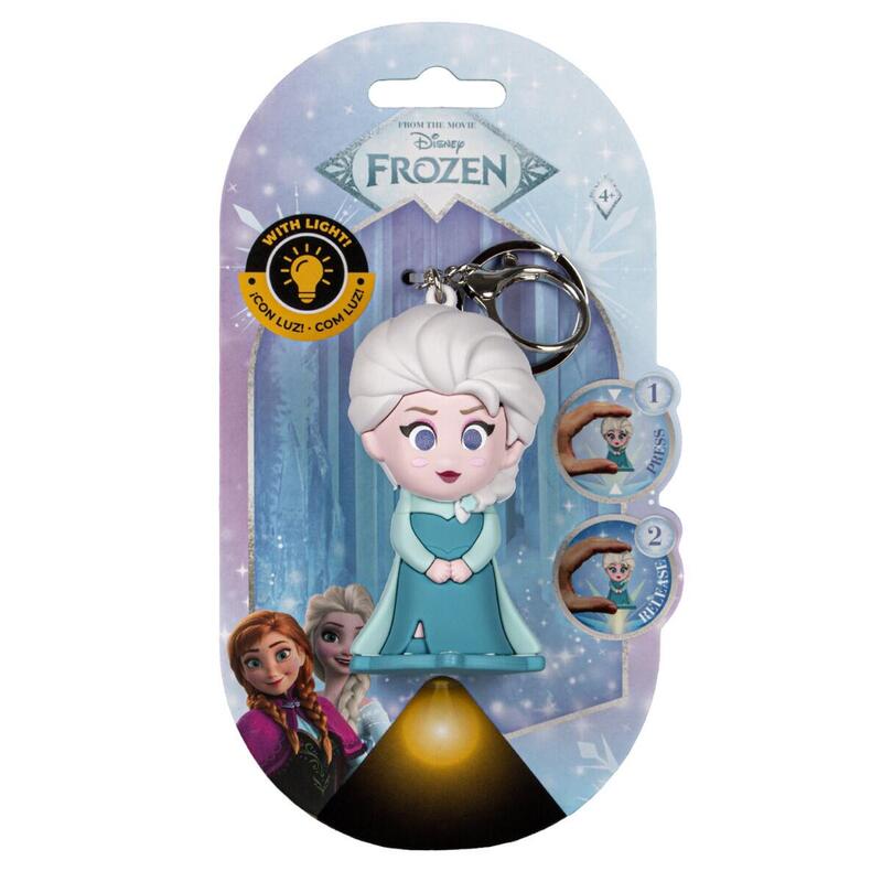 Brelok Figurka 3d Con Latarka Led - Frozen, Elsa