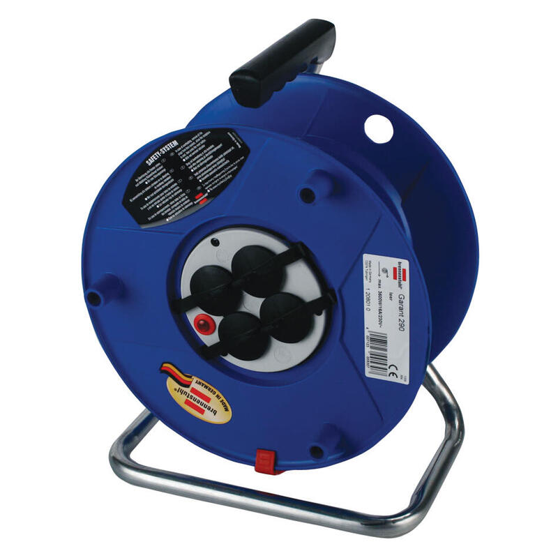 Brennenstuhl Bn-Hasp01 Tambor Garant Sin Cable, 4 Tomas, Ip20