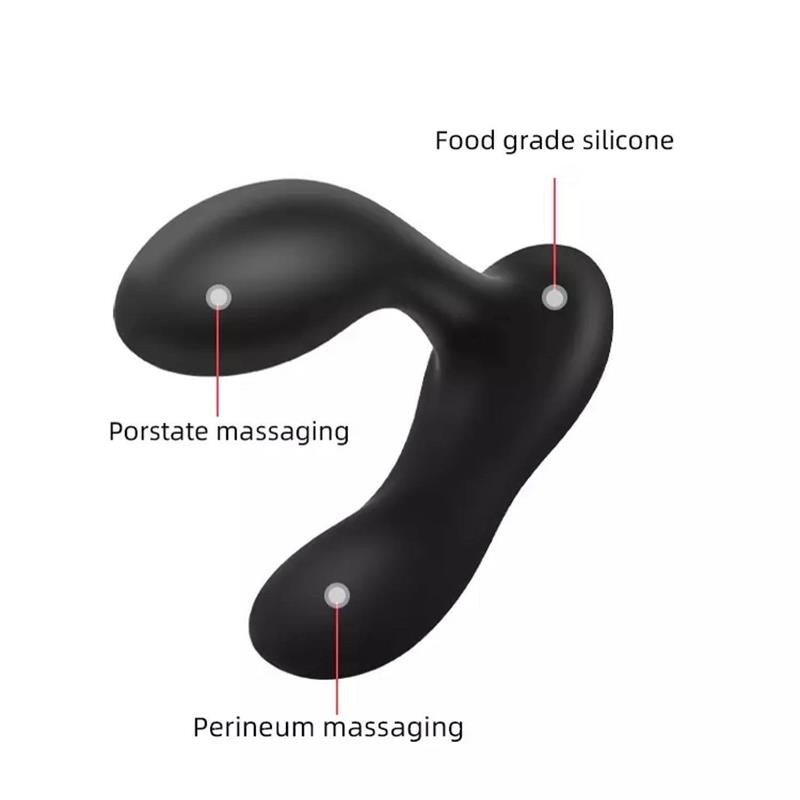 Brett Masajeador Prostático Control Remoto Usb Silicona Líquida