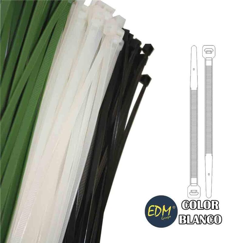 Bridas Natural 300x8mm (Bolsa 100 Unid.) Nylon Alta Calidad
