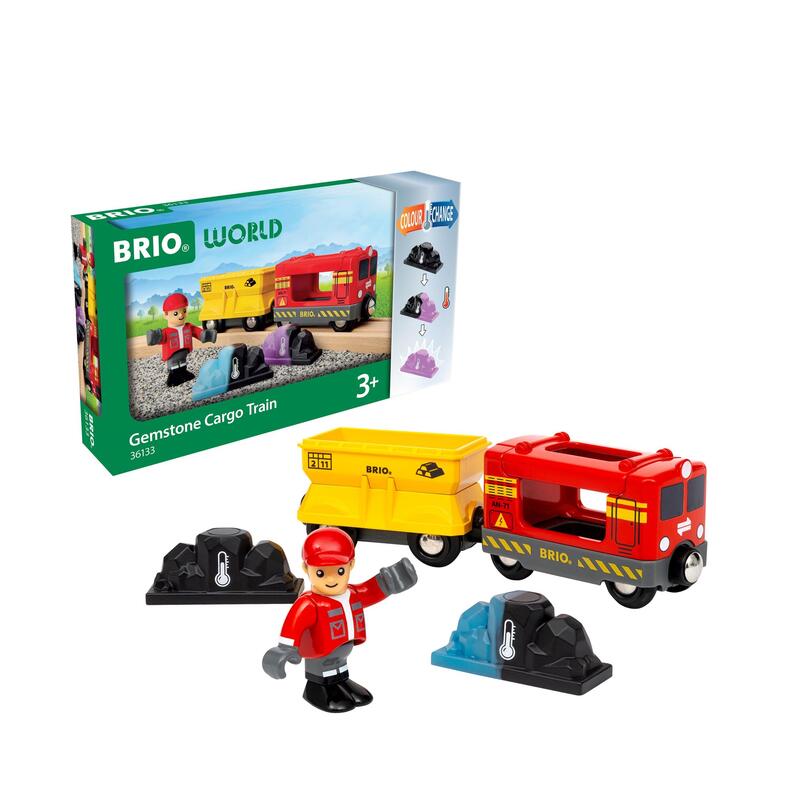 Brio World - Tren De Mercancías Con Accesorios Que Cambian De Color, Vehículo De Juguete 63613300