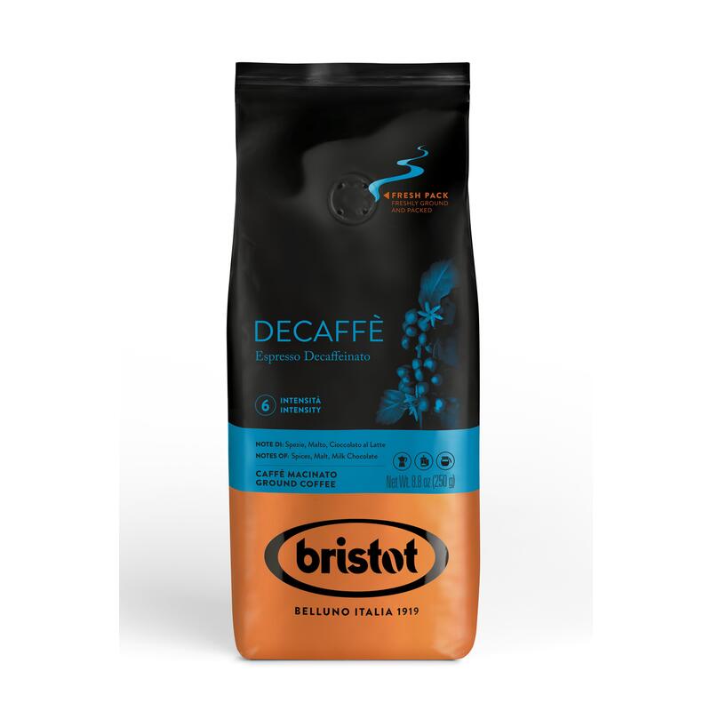 Bristot Deca 250g Kaffee Gemahlen Entkoffeiniert