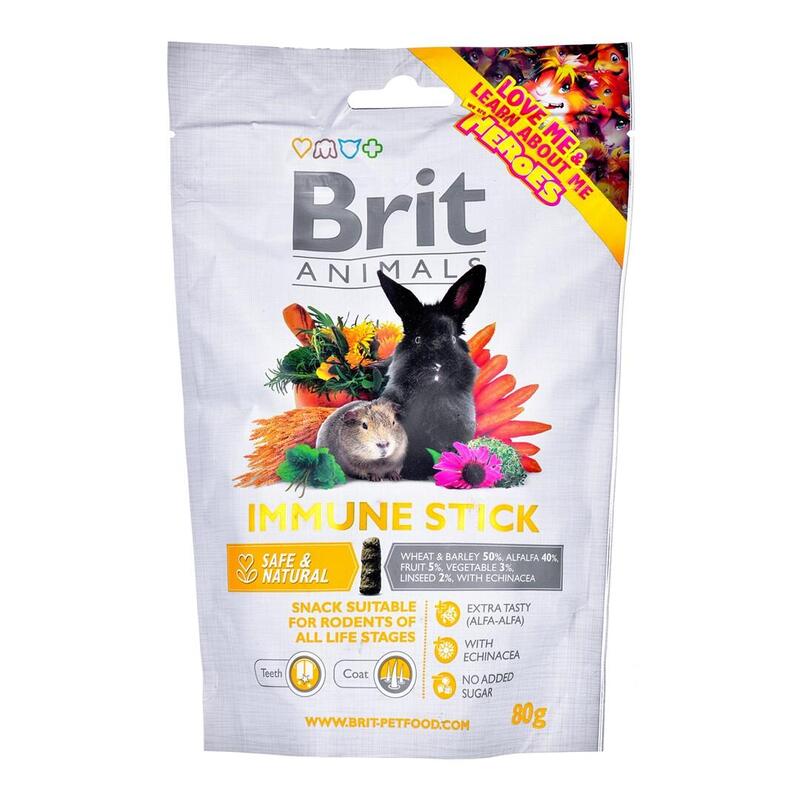 Brit Animals Inmune Stick Para Roedores - 80 G Golosina Para Roedores