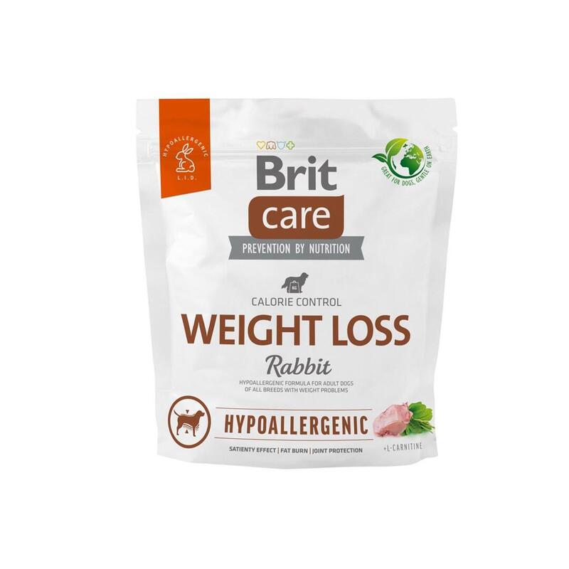 Brit Care Hypoallergenic Adult Weight Loss Rabbit - Alimento Seco Para Perros - 1 Kg