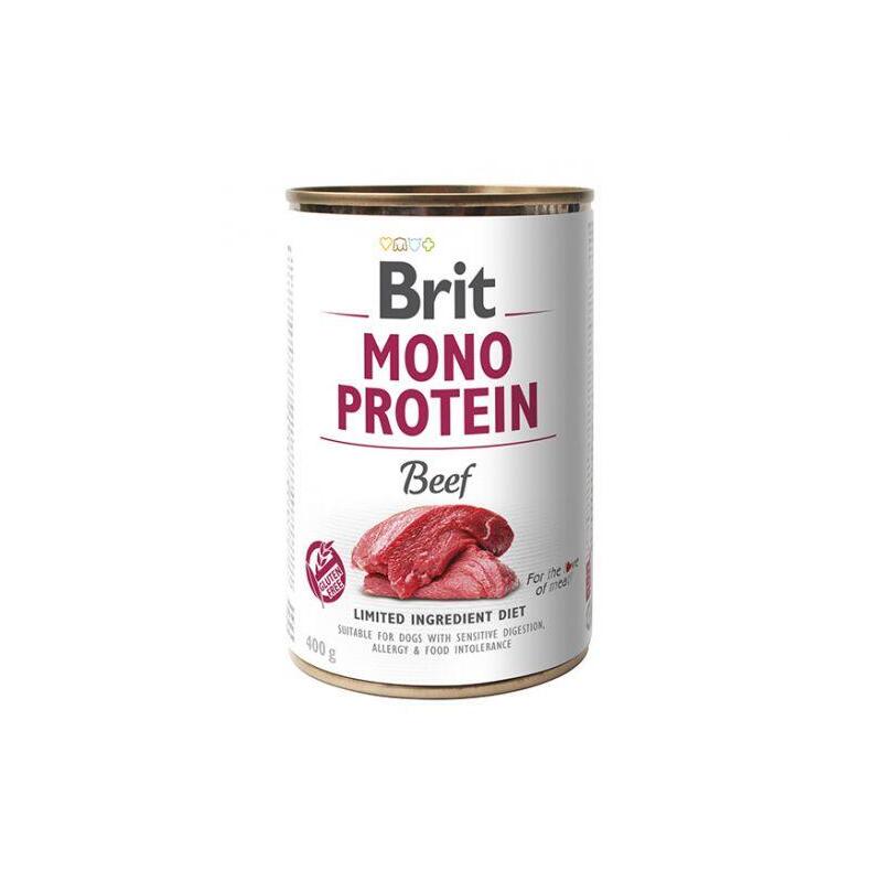 Brit Mono Protein Beef Comida Húmeda Para Perros 400g
