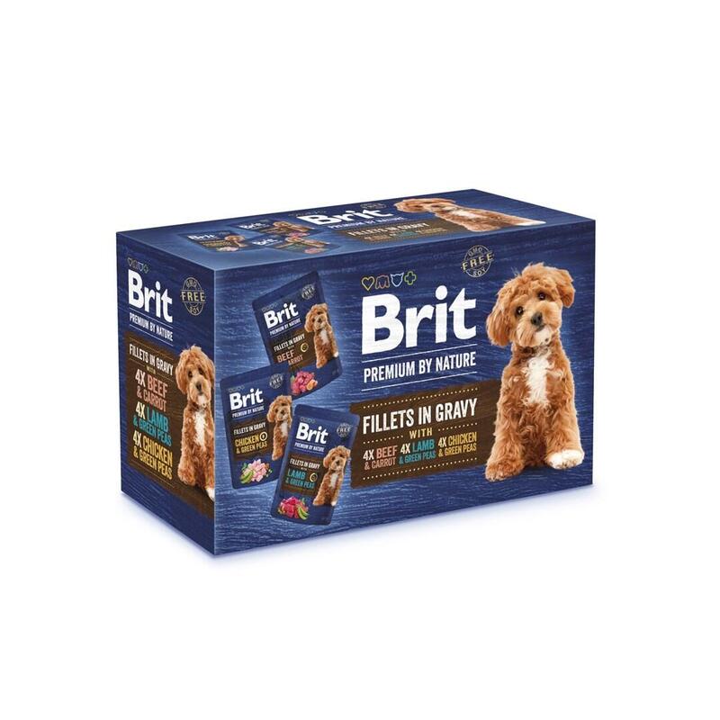 Brit Premium By Nature Filetes De Perro En Salsa Multipack Mokra Karma Para Perro 12x85g