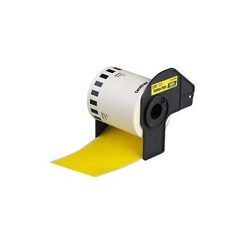 Brother Dk44605 Amarilla Cinta Continua Removible De Papel Termico Generico Dk-44605