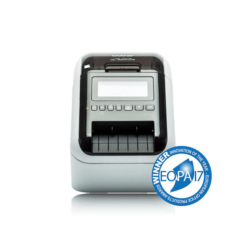 Brother Impresora Tickets Termica Ql-820nwb Bicolor Monocromatico Rollo 6,2 Cm Ethernet Wi-Fi Usb Bt