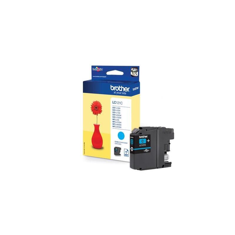 Brother Lc121 Cyan Cartucho De Tinta Original Lc121c