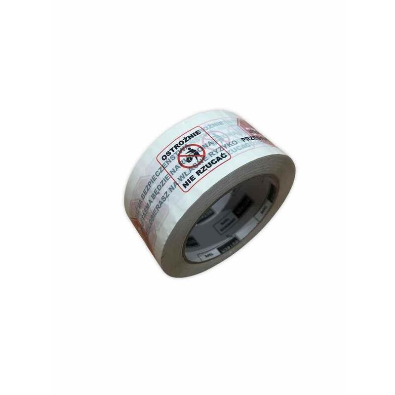 Bstech Cinta Adhesiva Impresa 48 Mm X 100 M «Stop Cinta De Seguridad»