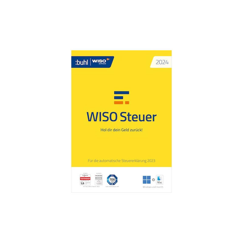 Buhl Data Service Wiso Steuer 2024 - Lizenz - 1 Benutzer - Win, Mac - De - Esd