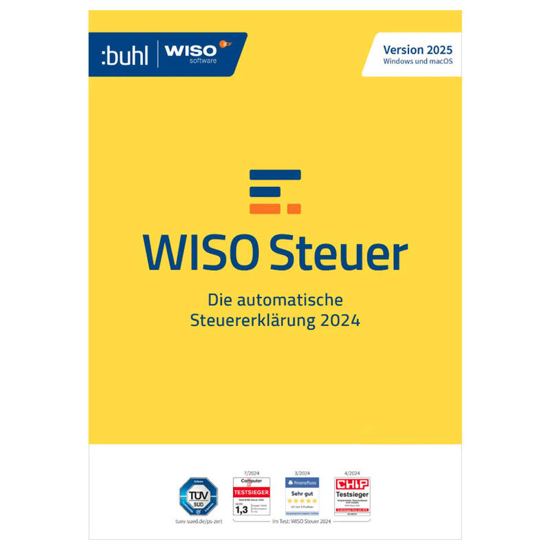 Buhl Data Service Wiso Steuer 2025 - Lizenz - 1 Benutzer - Win, Mac - De - Esd