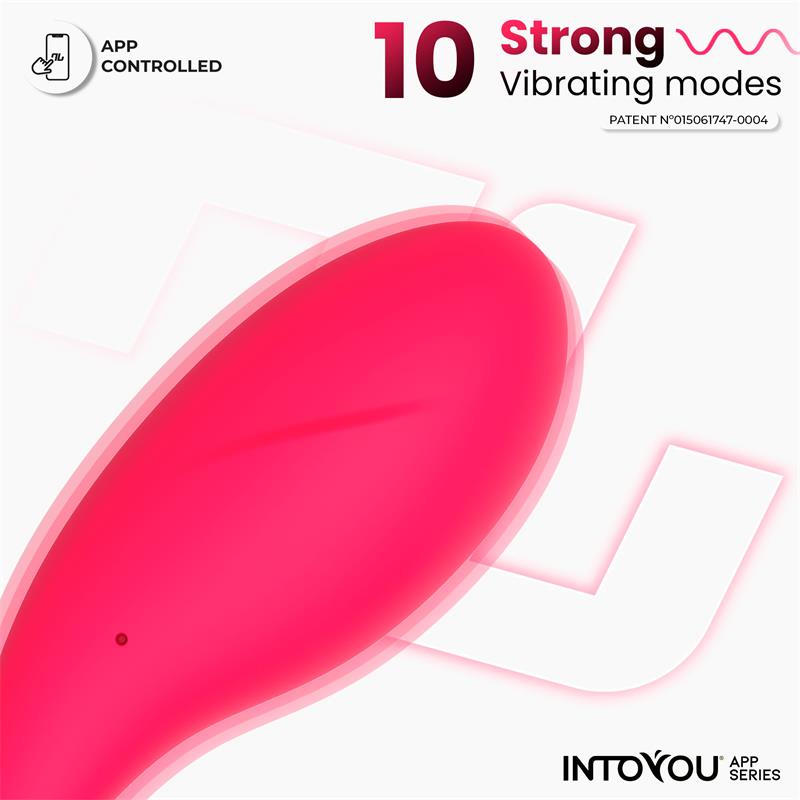 Huevo Vibrador Bulby  Con App Rojo