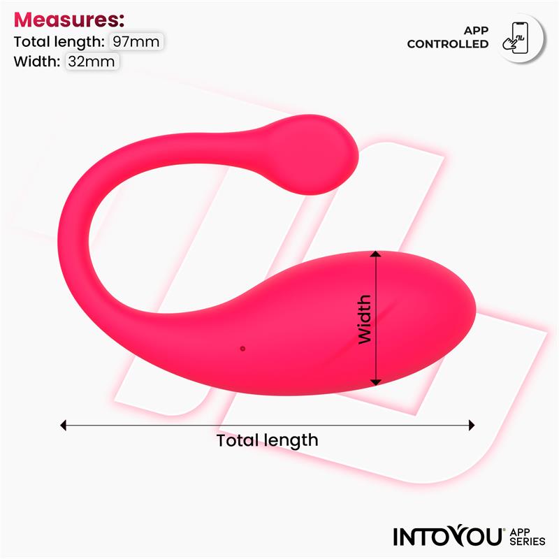 Huevo Vibrador Bulby  Con App Rojo