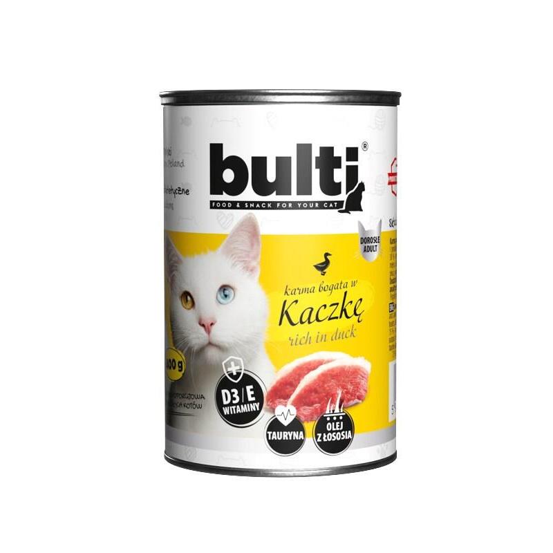Bulti Rich In Duck - Comida Húmeda Para Gatos - 400g