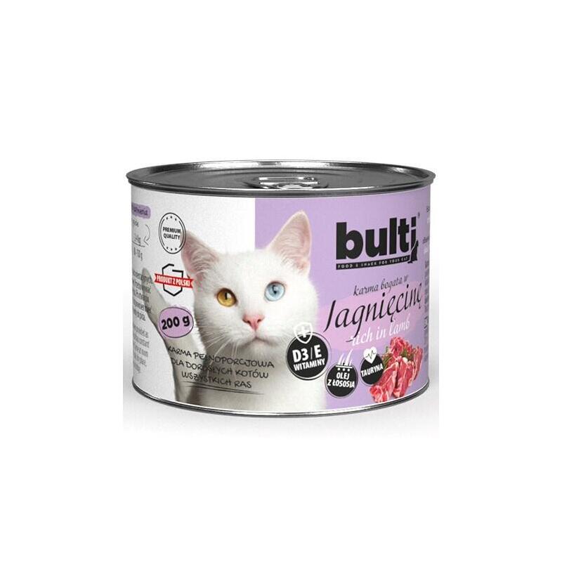 Bulti Rich In Lamb - Comida Húmeda Para Gatos - 200g