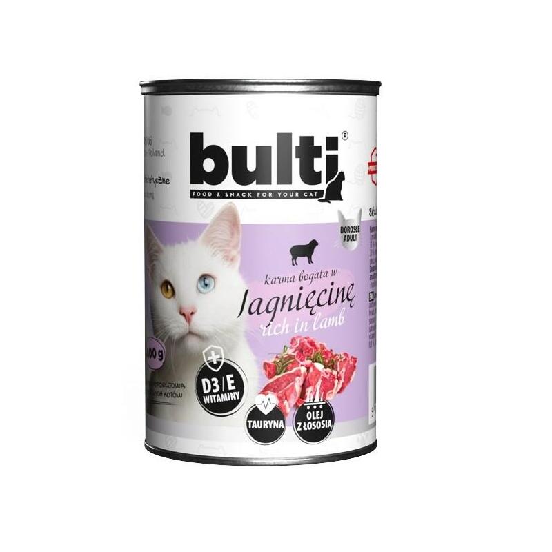 Bulti Rich In Lamb - Comida Húmeda Para Gatos - 400g