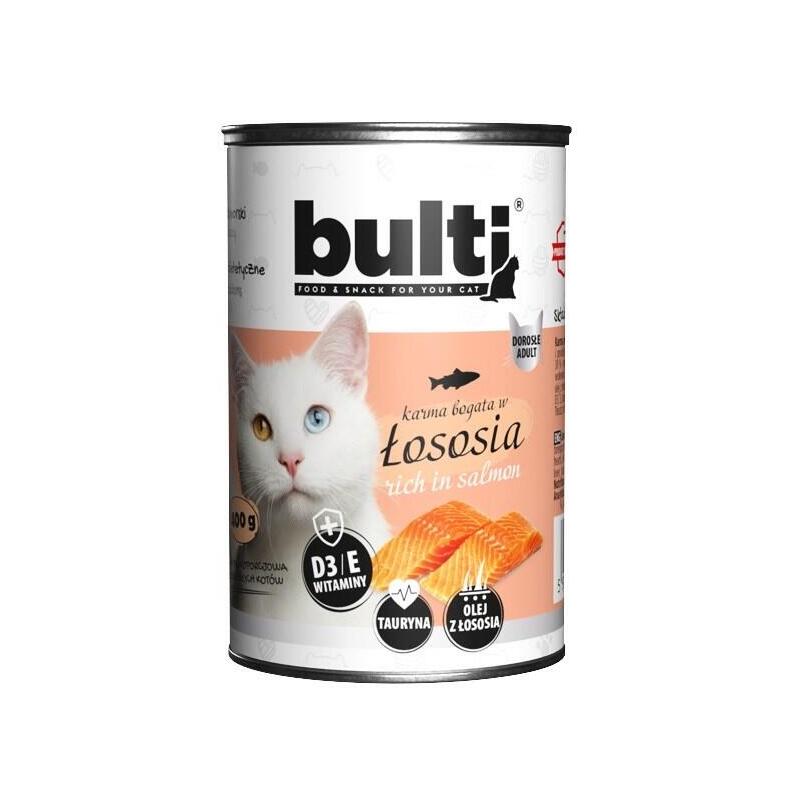 Bulti Rich In Salmon - Comida Húmeda Para Gatos - 400g