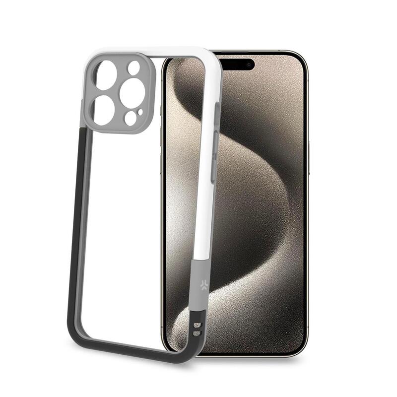 Bumper Iphone 16 Promax Bk Wh