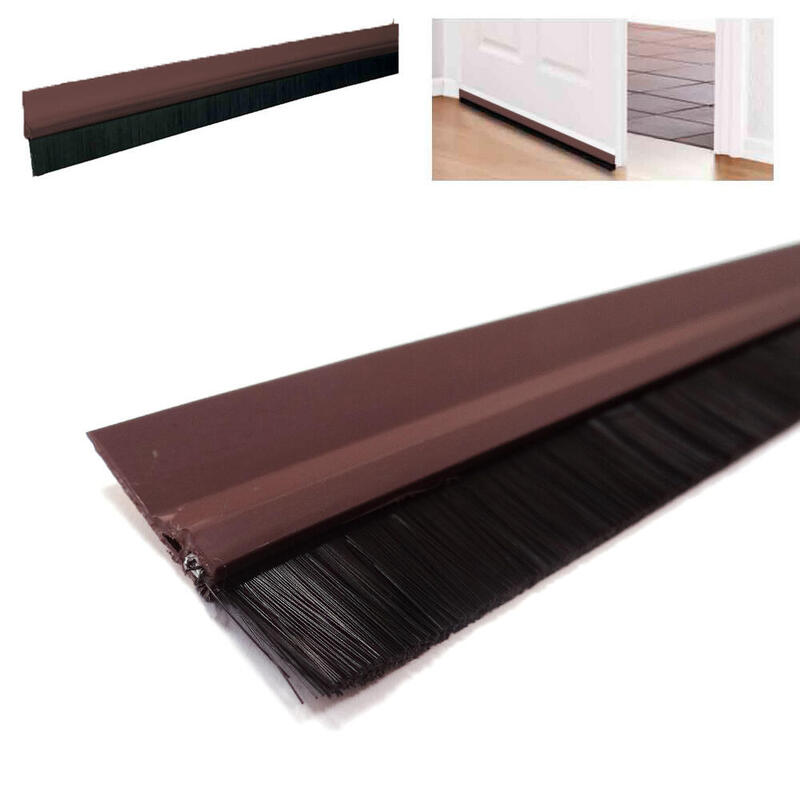 Burlete B. Puerta Rigido Marron 1m