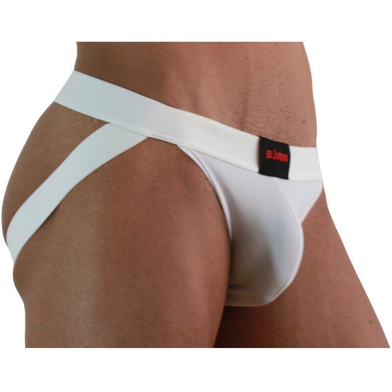 Burn - 007 Jock Lycra Blanco L