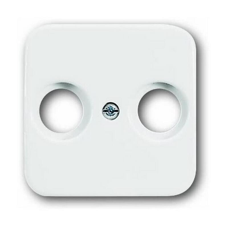 Busch Jaeger Reflex Si - Placa Central Antena 2-Vías - Up *Blanco Alpino*