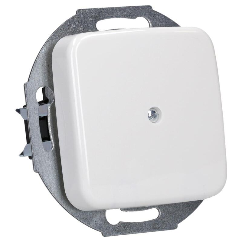 Busch Jaeger Reflex Si - Placa Central Tragring Leitungsauslass - Up *Blanco Alpino*