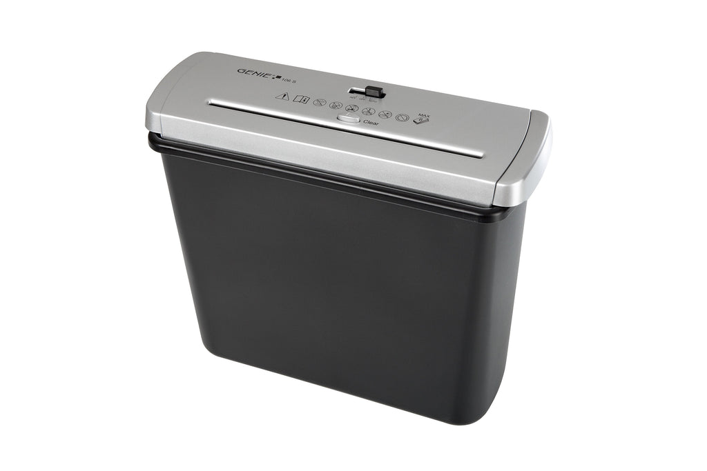 Destructor Genie 106 S Vario (Hasta 6 Hojas, Corte En Tiras), Color Plata