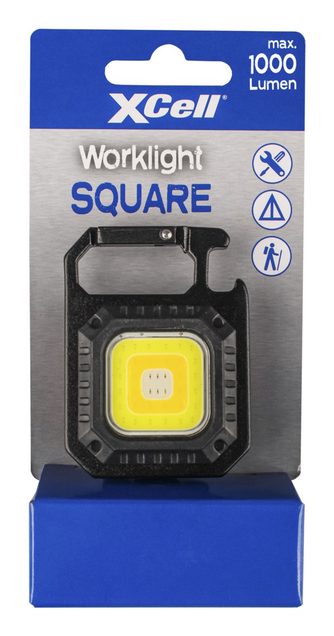 EAN 4042883801127 - XCell Work Square Negro, Gris Linterna de clip LED imagen 5