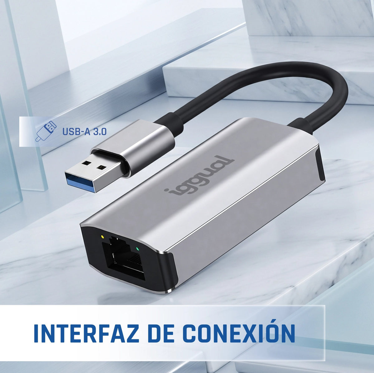EAN 8435364318447 - iggual IGG318447 adaptador y tarjeta de red Ethernet 1000 Mbit/s imagen 5