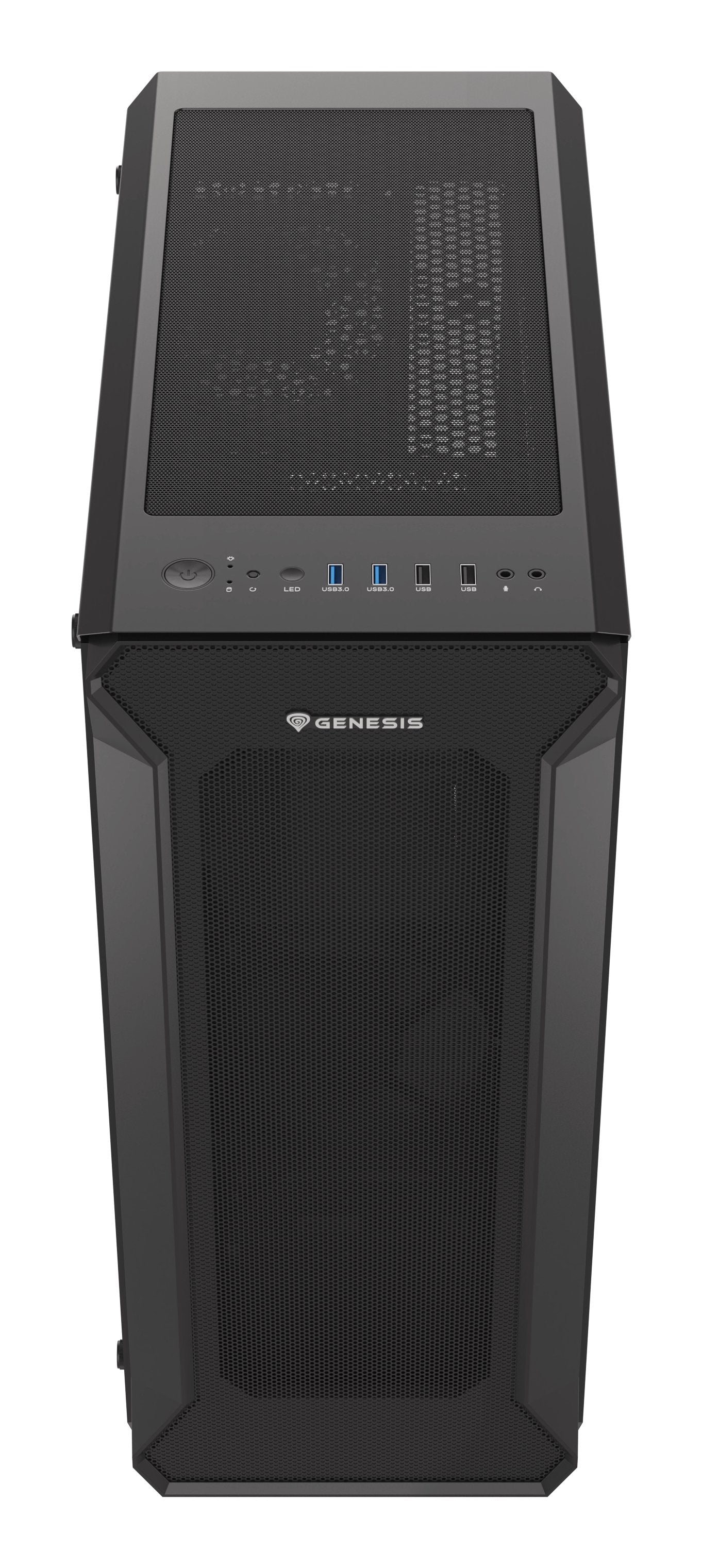Caja Pc Natec Gaming Genesis Irid 505 Atx 2xusb 3.0 2xusb 2.0 S/F Cristal Templado