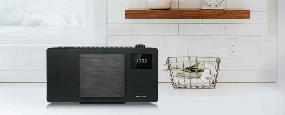 Muse M60bt Bt Cd Usb Radio Despertador Cd Usb De Estantería