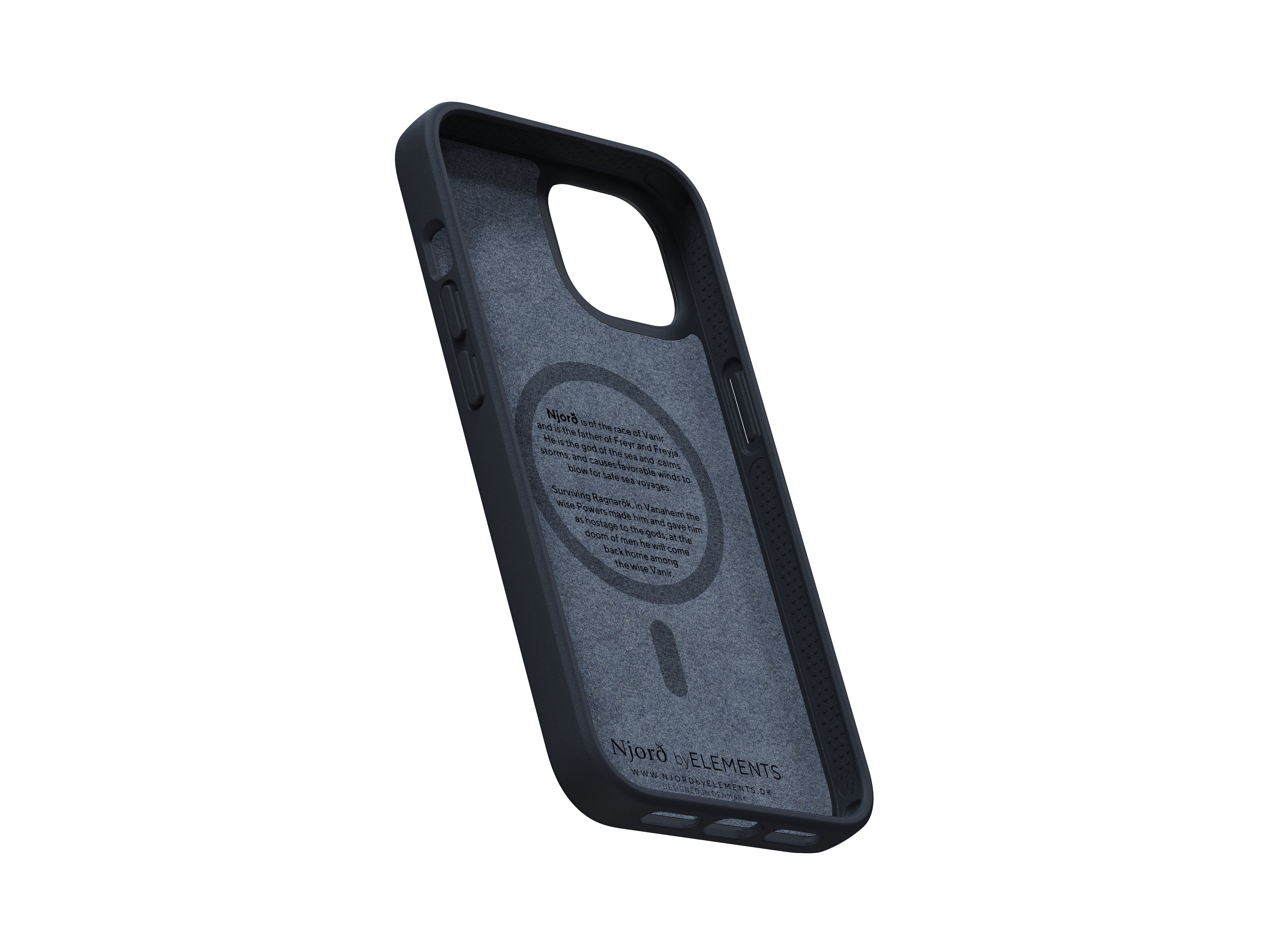 Funda De Cuero Iphone 14 (6.1) Negro