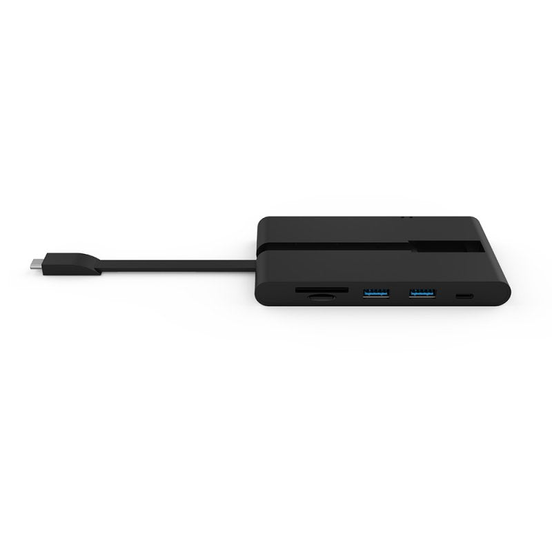 Pny 9 En 1 Mini Hub Portátil Con Cable Usb-C Integrado Con 2 Puertos Usb-C, 2 Puertos Usb-A 3.1, 1 P