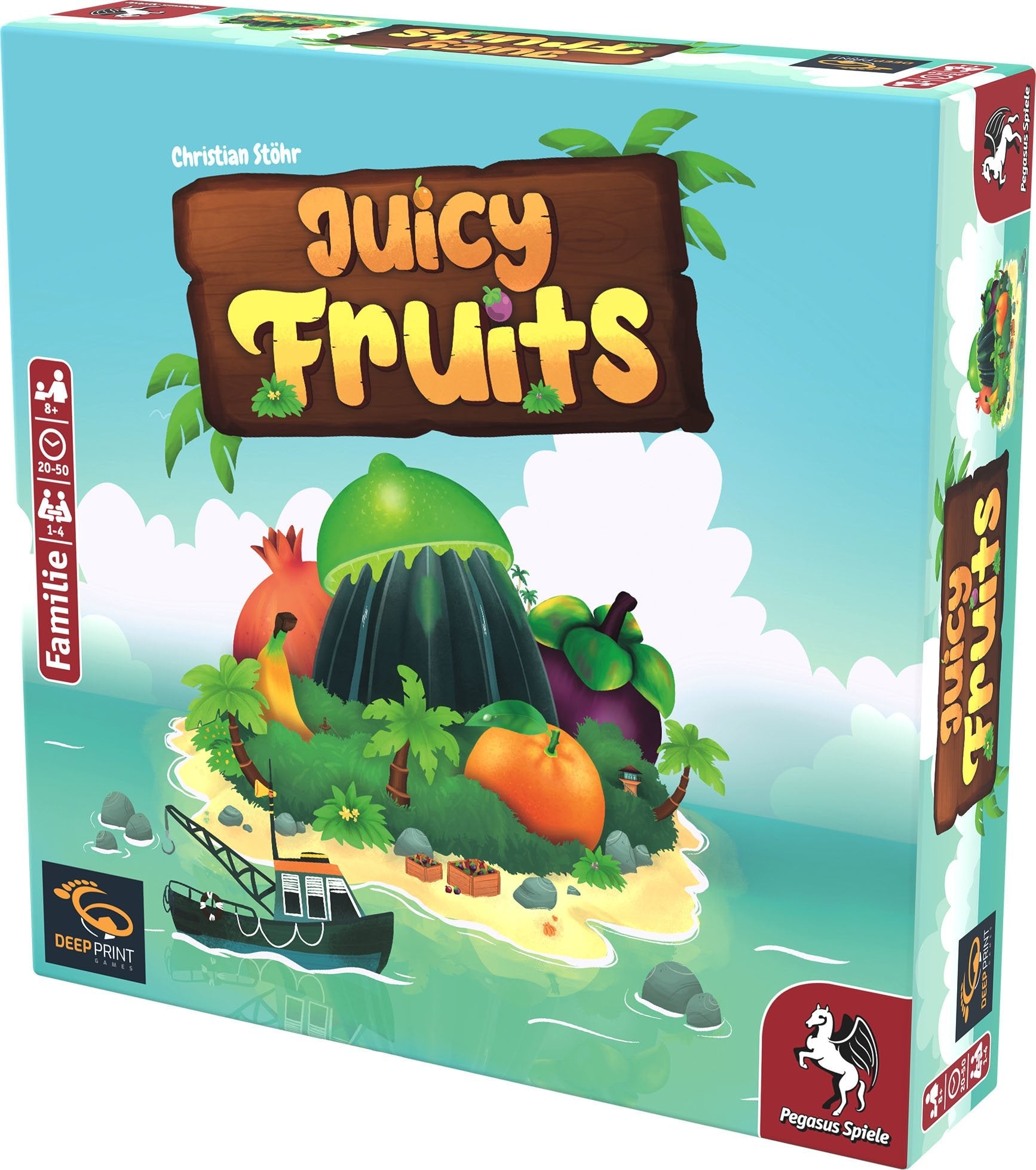 Pegasus Deep Print Games: Juicy Fruits, Juego De Mesa 57802g