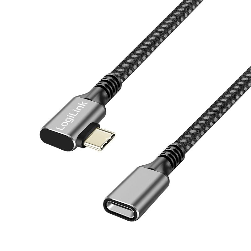 EAN 4052792074383 - LogiLink CUA0110 cable USB USB 3.2 Gen 2 (3.1 Gen 2) 0,5 m USB C 10 Gbit/s 100 W Negro, Gris imagen 1