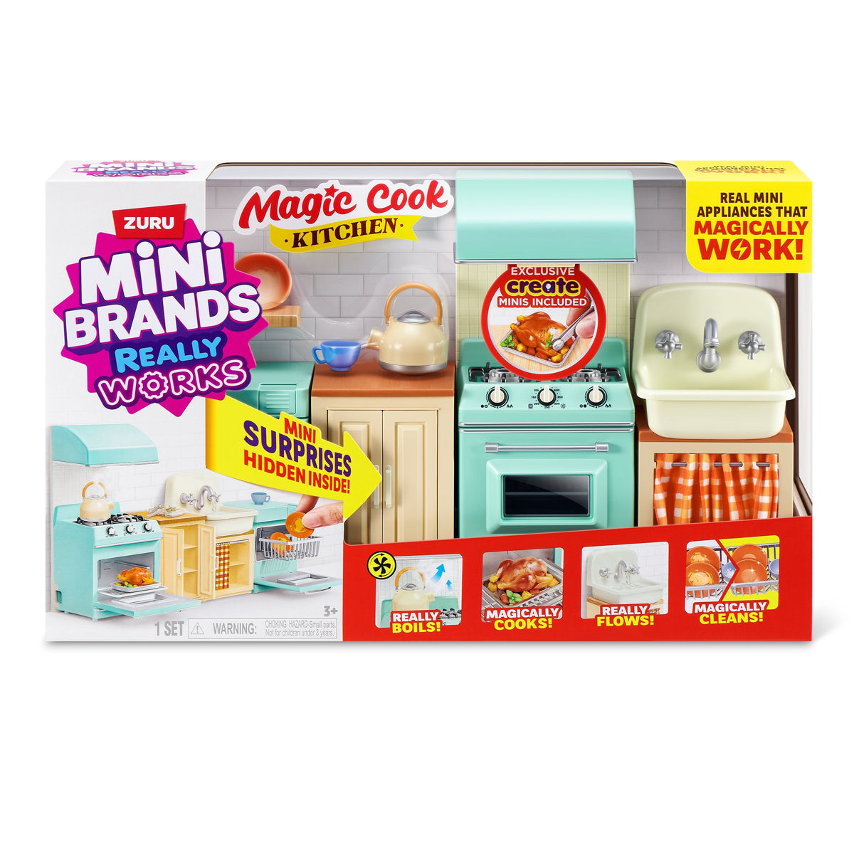 Zuru Mini Brands Magic Cook Kitchen Playset Series 1 77858
